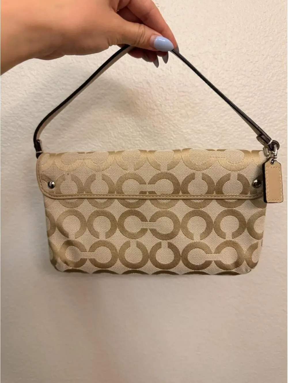 Gold Coach Kristin Wristlet/Wallet